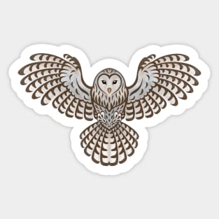 Swooping Owl Sticker